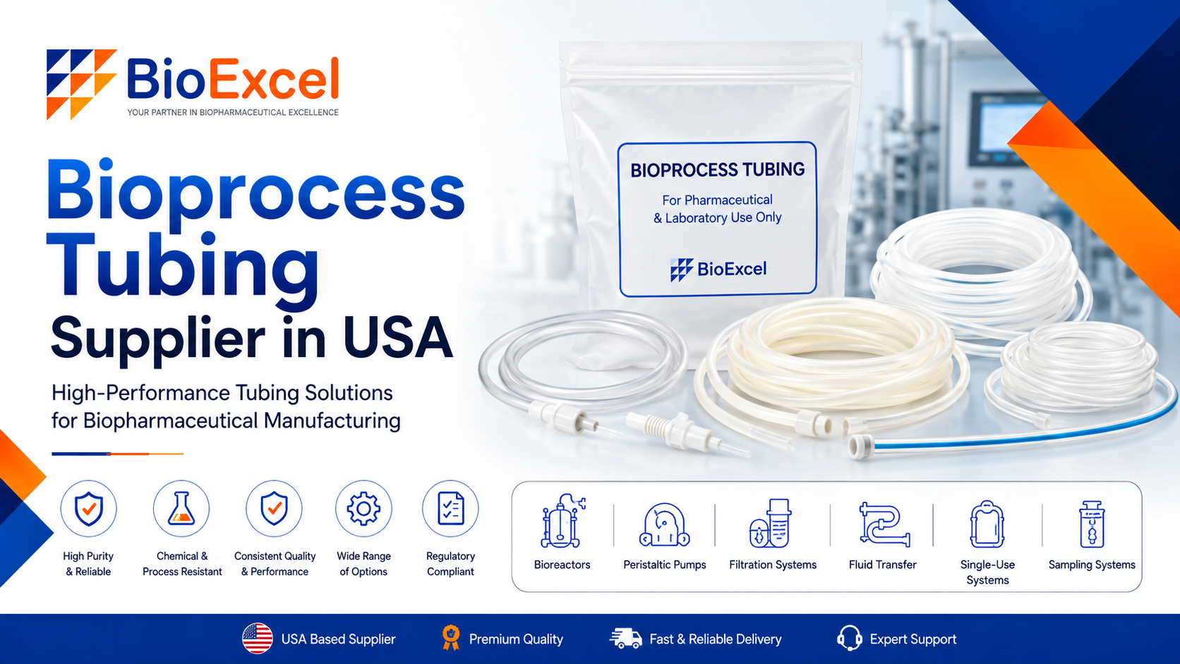 Bioprocess Tubing in USA: Choosing the Right Partner for Critical Fluid Transfer
