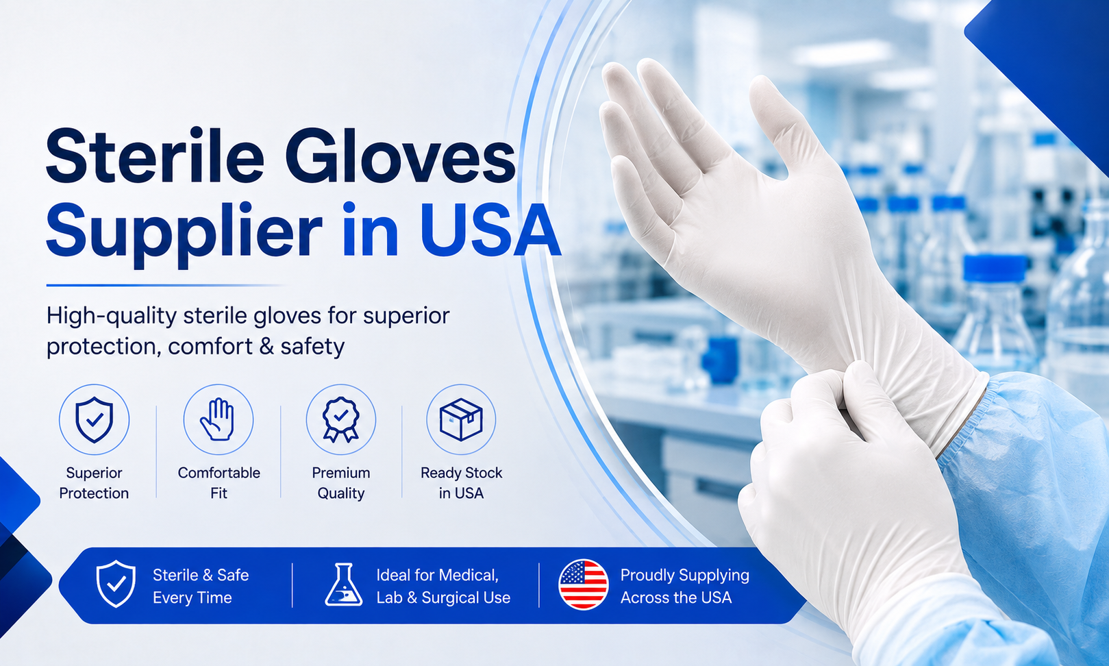 Sterile Gloves Supplier in USA - BioExcel Pharma